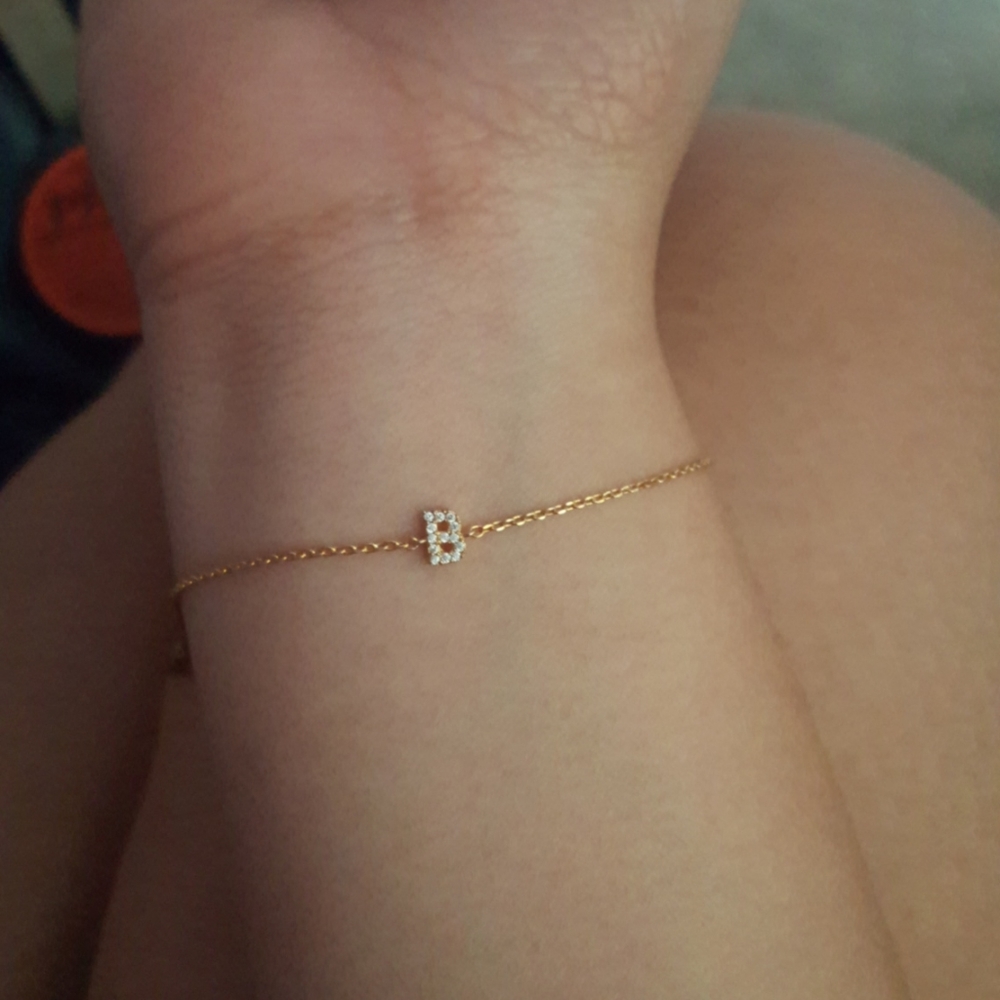 Small B bracelet